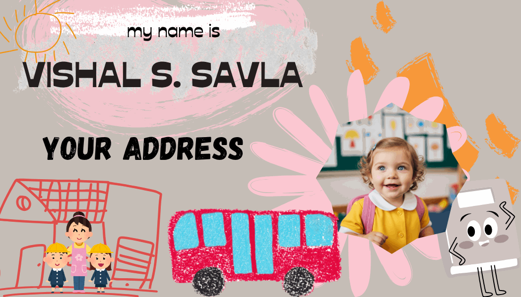 personalized art labels for school