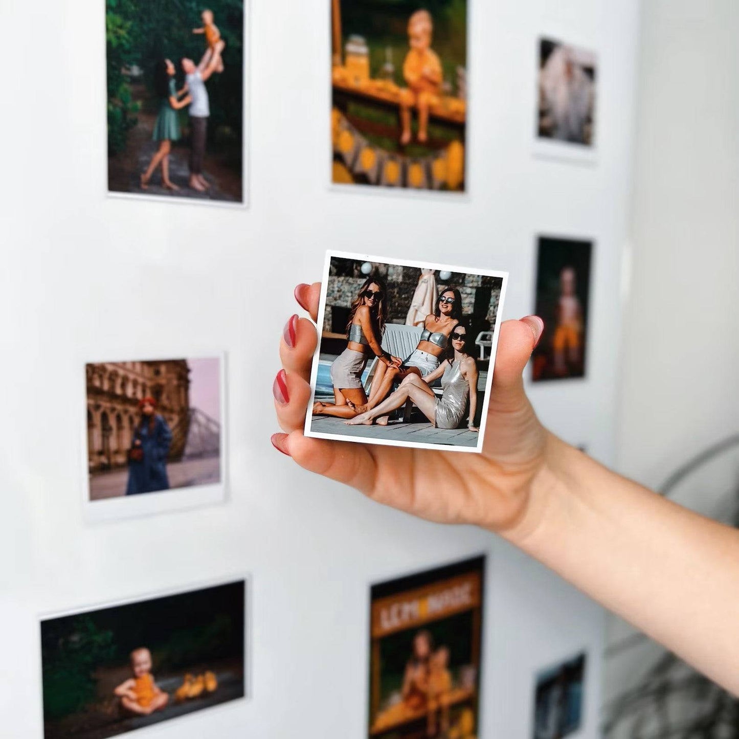 vibrant custom photo magnet for fridge décor KraftedKey