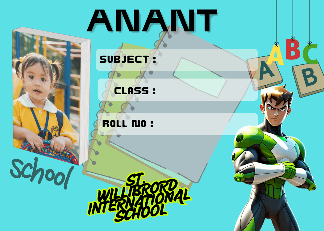 Personalized Ben 10 school labels