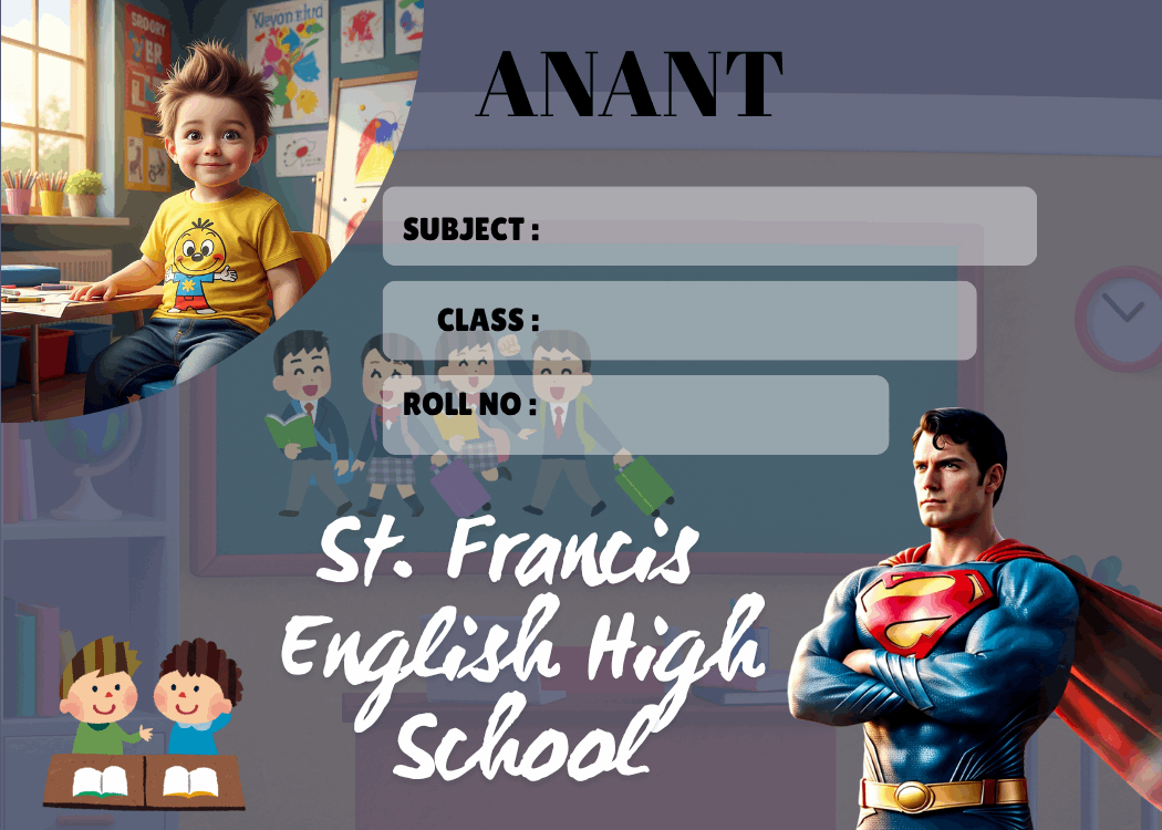 Personalized Superman name slip