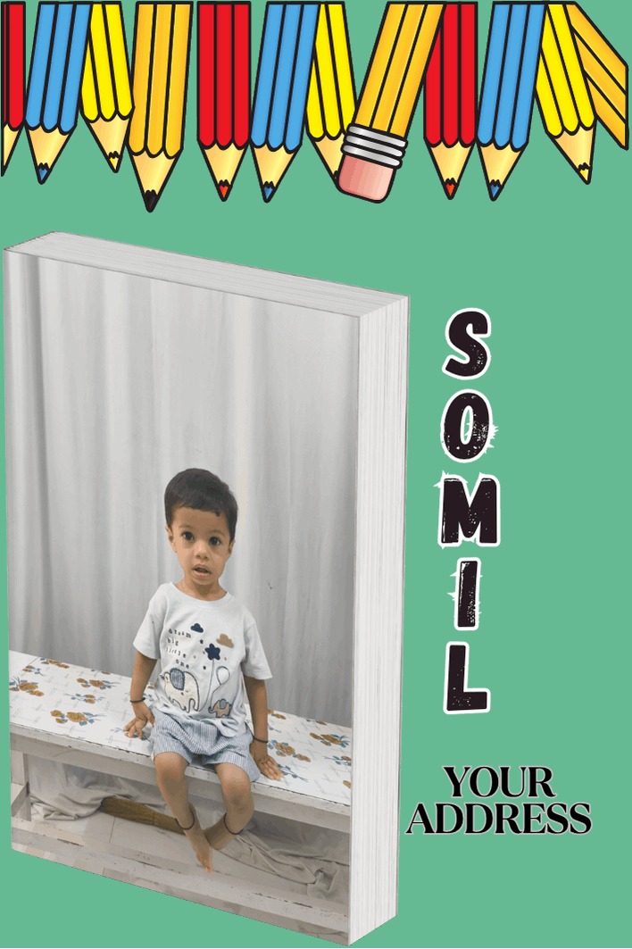 Premium quality school bag name tag – durable and child-friendly