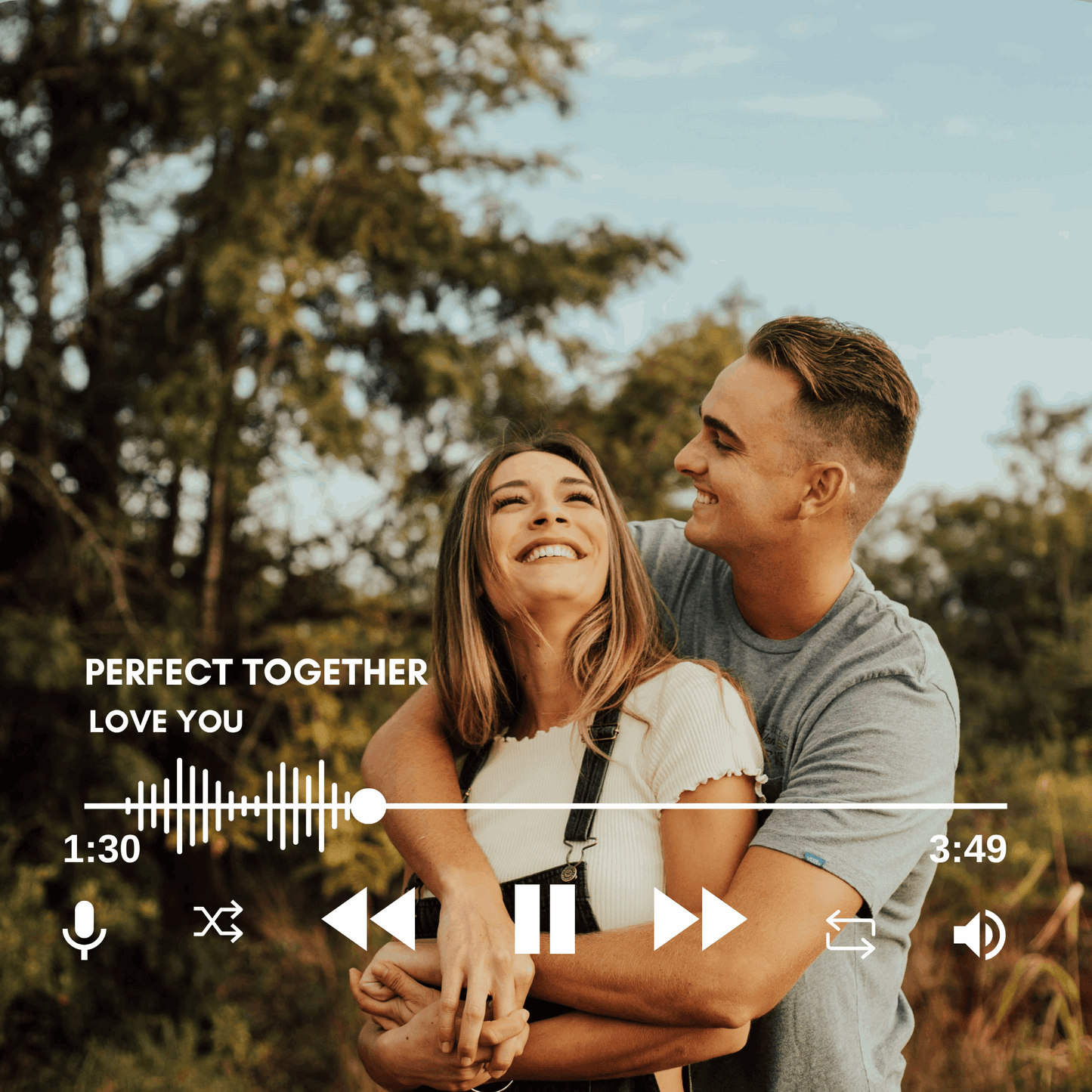 unique personalized music theme magnet with song lyrics KraftedKey