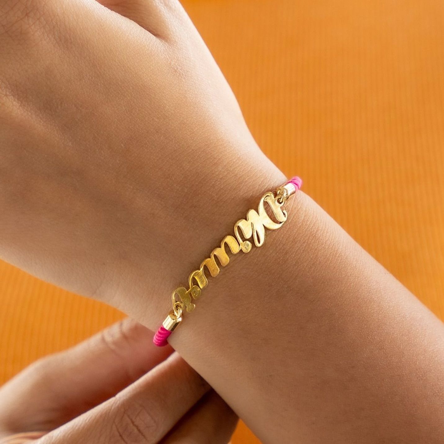 Unisex Rakhi bangle with custom message – Raksha Bandhan gift idea