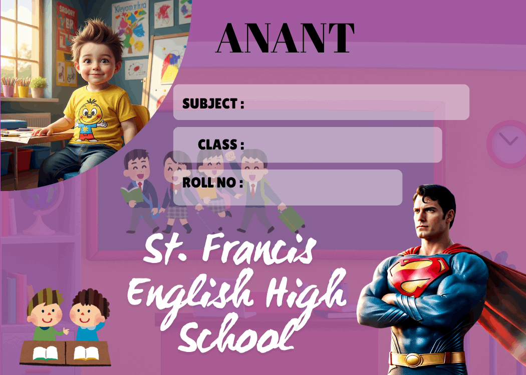 Personalized Superman name slip