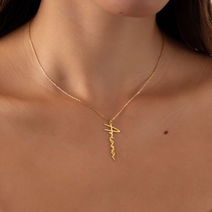 Stylish personalized name necklace with butterfly and heart accents