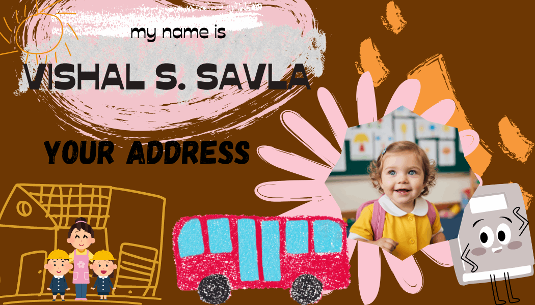personalized art labels for school