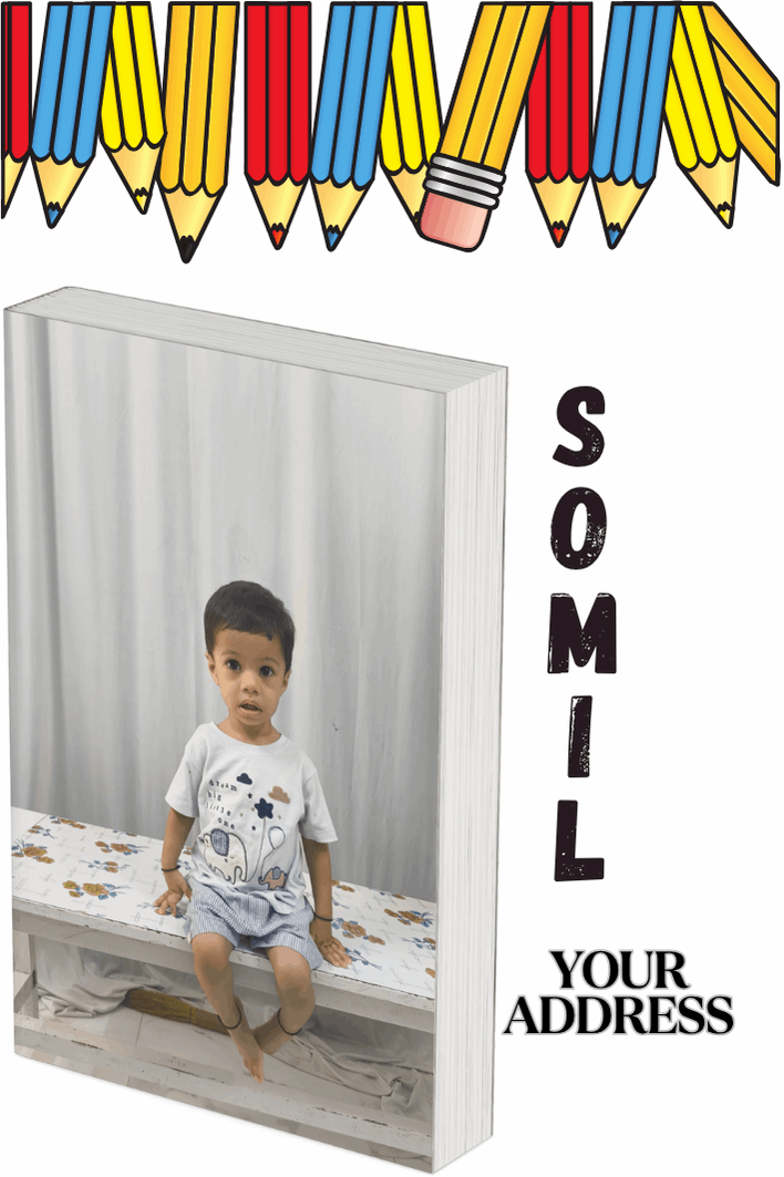 Premium quality school bag name tag – durable and child-friendly
