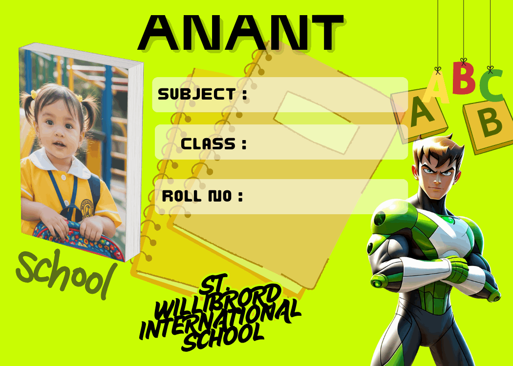 Personalized Ben 10 school labels