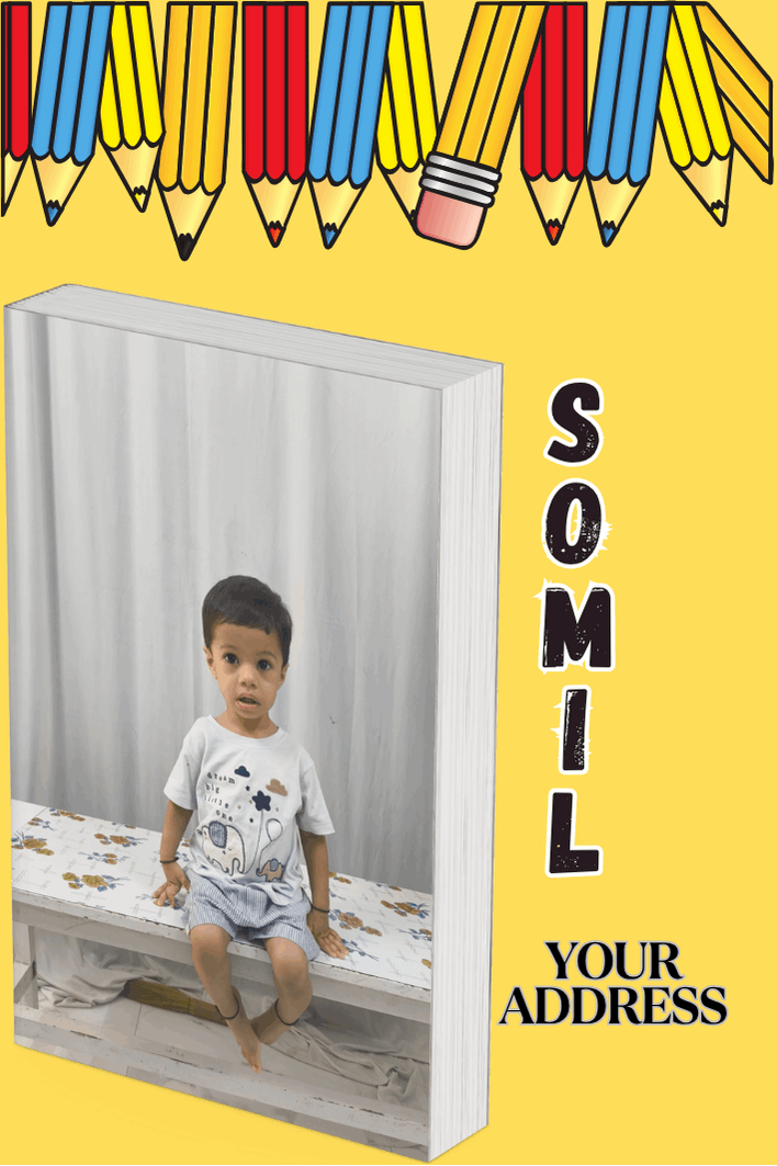 Premium quality school bag name tag – durable and child-friendly