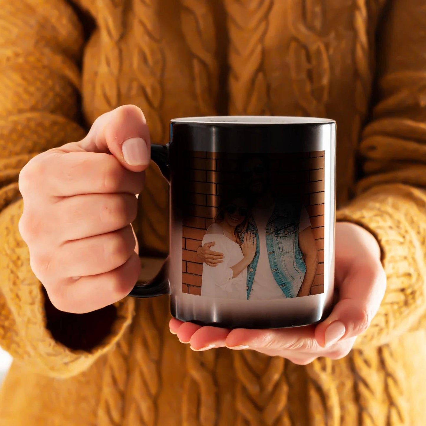 personalized color-reveal ceramic mug ideal for gifting KraftedKey