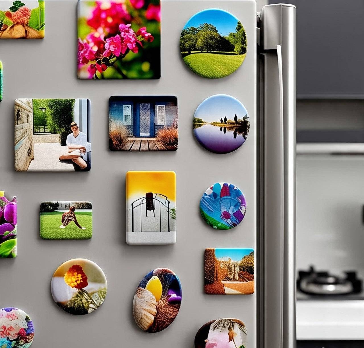 personalized photo magnet in square and rectangle sizes Mumbai