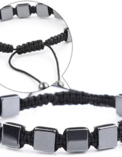 Black hematite bracelet with energy balancing properties