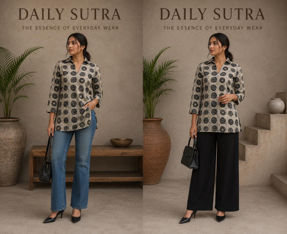Daily Sutra Jaipuri Elegance Kurta – 0326