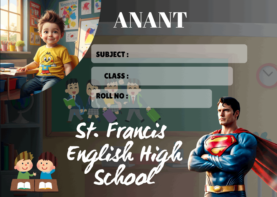 Personalized Superman name slip