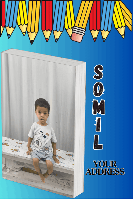 Premium quality school bag name tag – durable and child-friendly