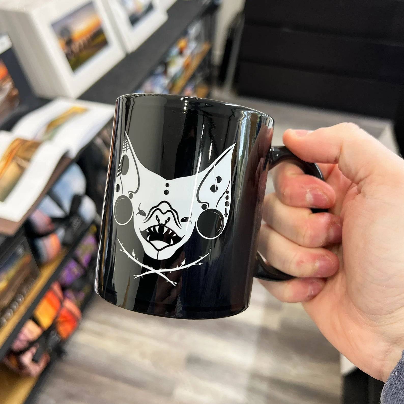 Personalized black mug photo & message – custom ceramic coffee mug featuring a high-resolution photo and personalized text, crafted with fade-resistant sublimation printing, sleek durable design, ideal for commemorative gifts, corporate branding, personalized keepsakes, and daily coffee rituals.