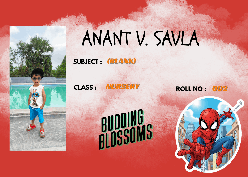 Waterproof kid name slip with Spiderman theme – KraftedKey