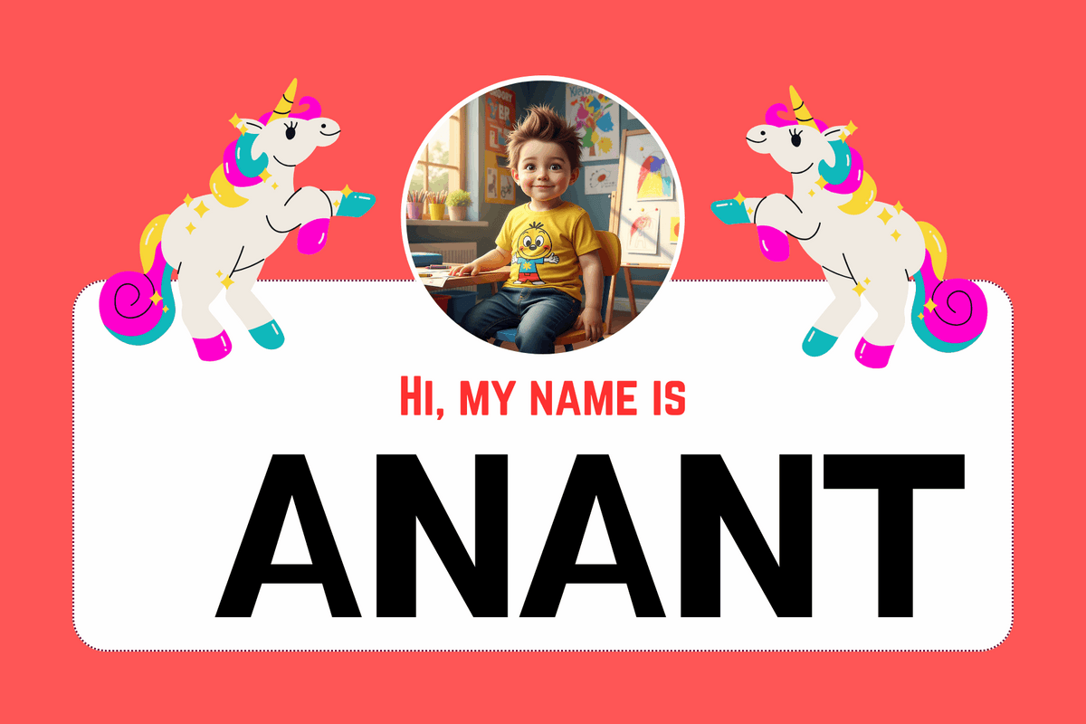 Name Photo Label Sticker – Personalized Waterproof Kids Labels with Photo