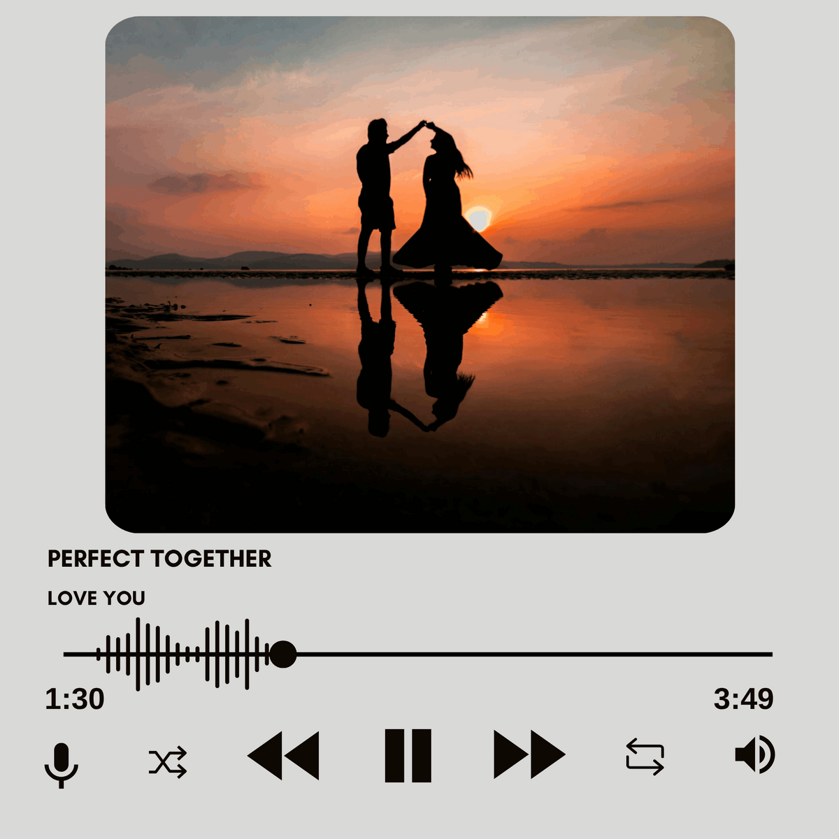 Personalized Music Theme Magnet Polaroid - Custom Photo Magnet Gift for Music Lovers