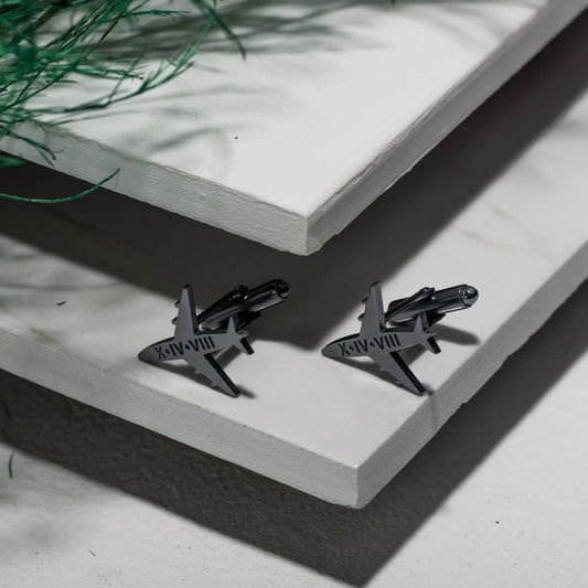 Pilot Aeroplane Cufflink