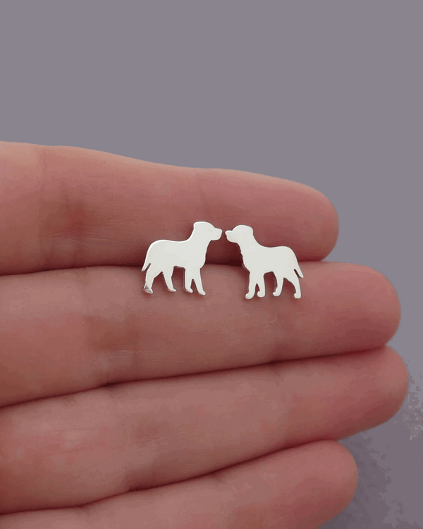 Dog Studs Earrings – Cute Pet Lover Jewelry for Women & Girls - KraftedKey