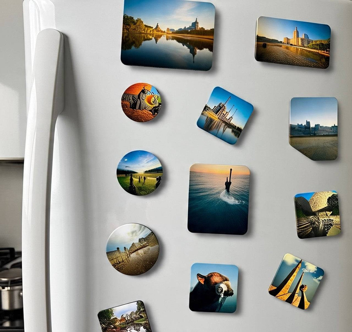 Personalized Fridge Magnet - Custom Photo & Logo Magnets for Home or Unique Gifts