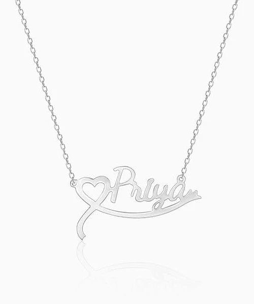 Custom Heart Pendant With Name – Personalized Jewelry - KraftedKey