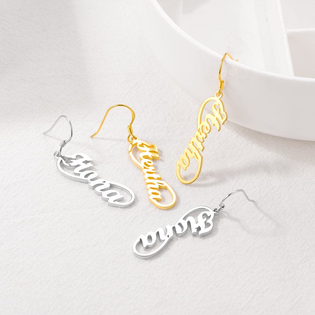 Infinity Earrings – Elegant Personalized Jewelry in Silver, Gold & Rose Gold