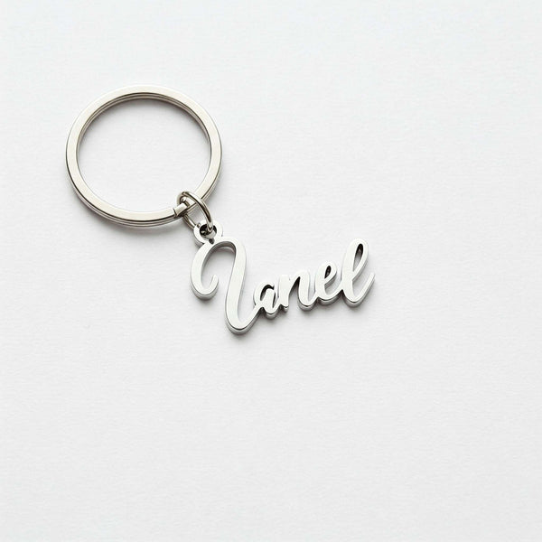 Luxury Personalized Keychain - Custom Name Gift for Him and Her - KraftedKey