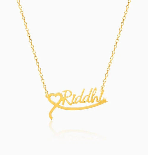 Custom Heart Pendant With Name – Personalized Jewelry - KraftedKey