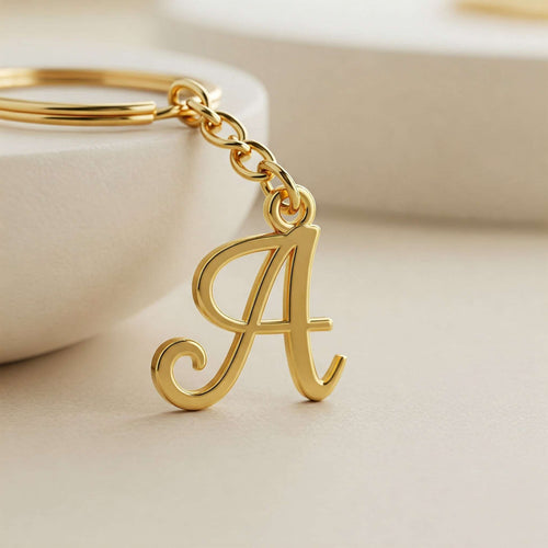 Custom Letter Keychain - Personalized Single Letter Keychain for Unique Gifts - KraftedKey