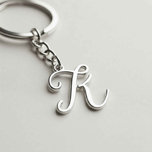 Custom Letter Keychain - Personalized Single Letter Keychain for Unique Gifts - KraftedKey