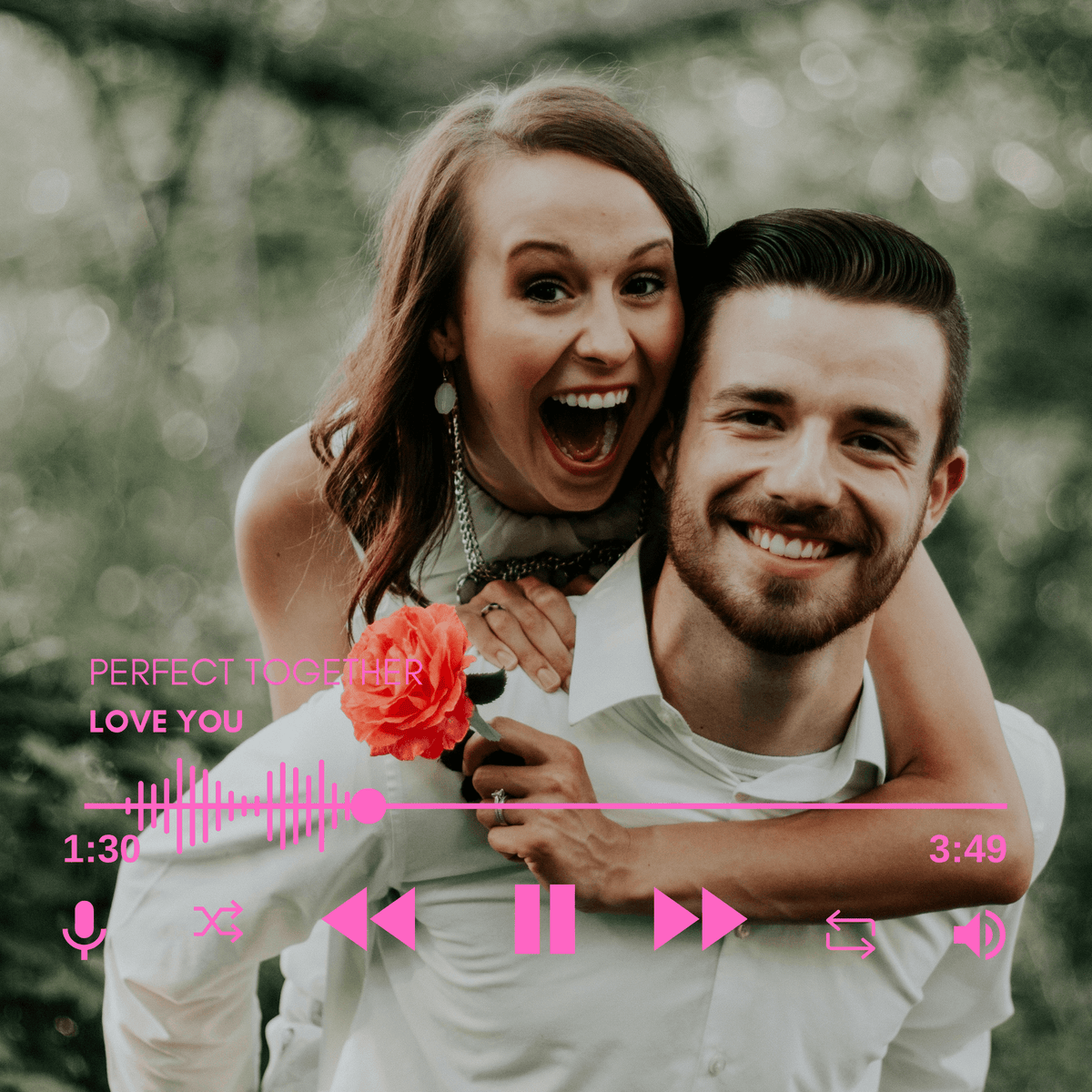 Personalized Music Theme Magnet Portraits - Unique Custom Photo Magnet Gift for Music Lovers