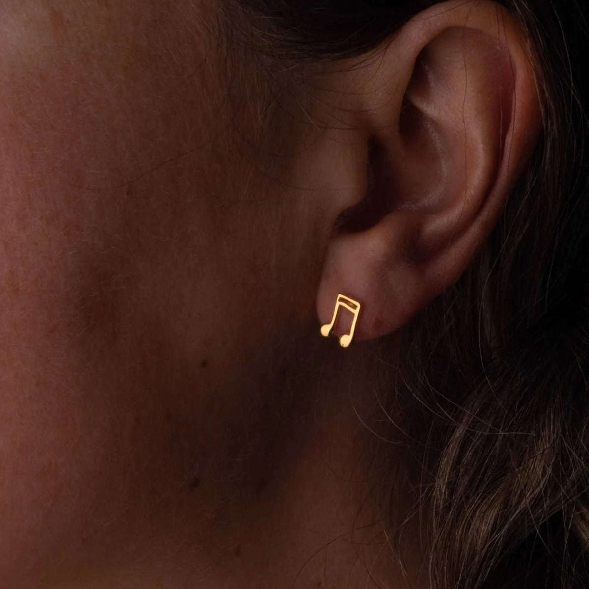 Music Studs Earrings – Trendy Musical Note Jewelry for Men & Women