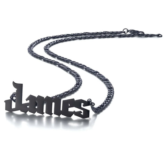 BLACK PENDANT OLD ENGLISH FONT