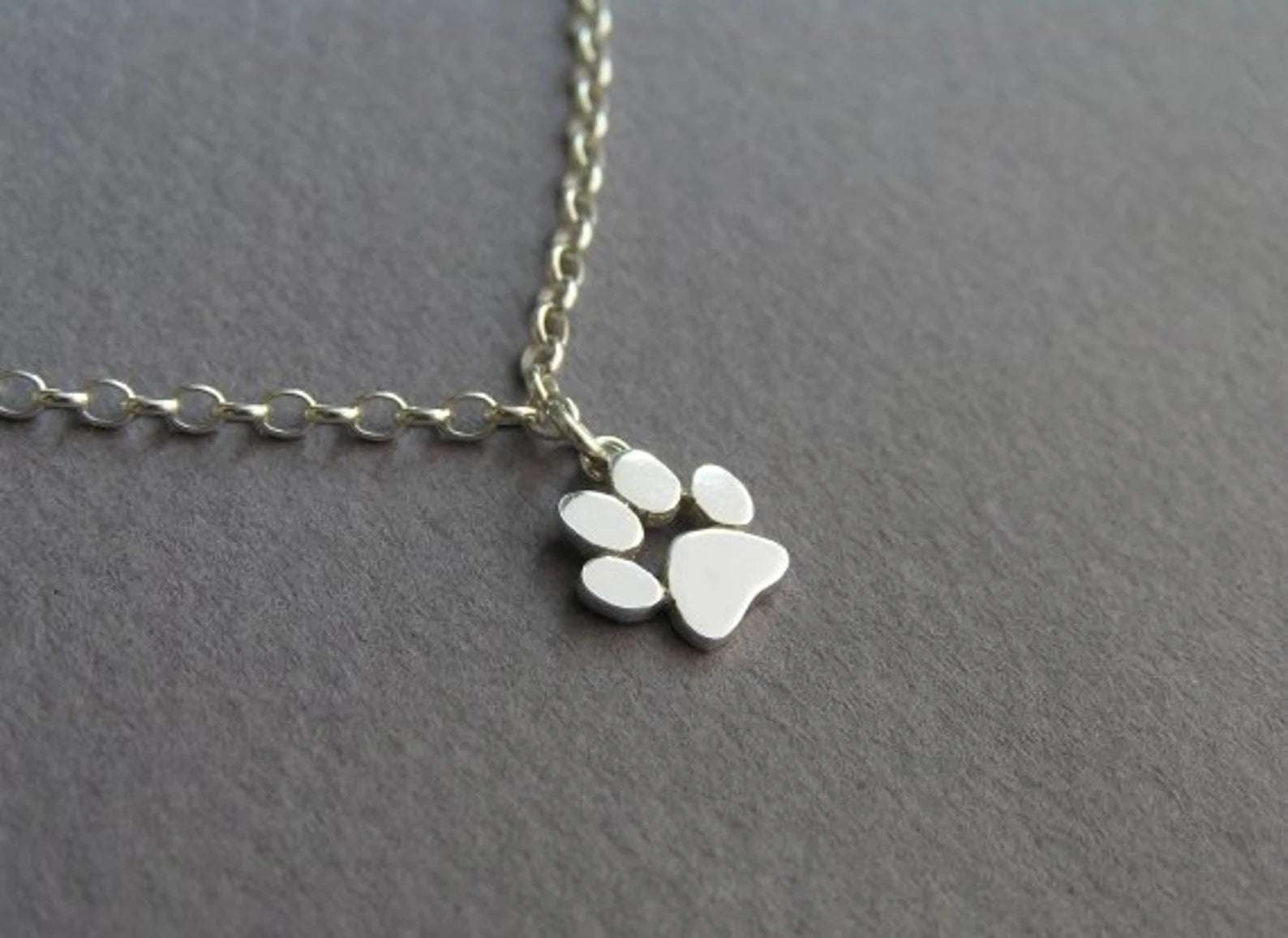 Luxury paw print jewelry