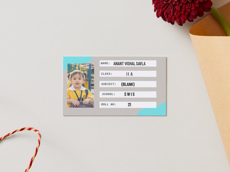 Personalized book label sticker for school supplies with photo – KraftedKey