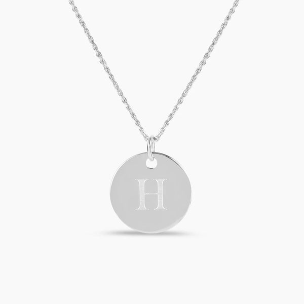 Round Engraved Pendant – Personalized Custom Name & Photo Necklace - KraftedKey
