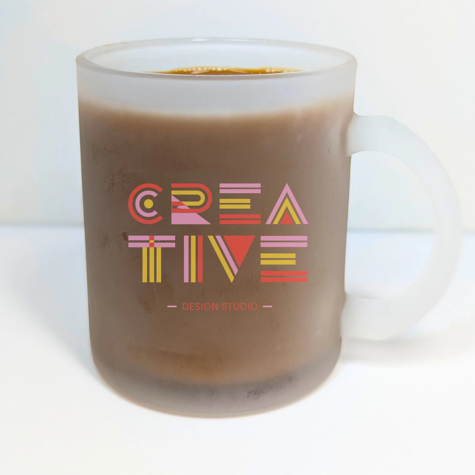 Custom Frosted Glass Mug 320 ml with personalized name print and matte finish, 320 ml frosted glass mug with custom logo design and ergonomic handle, Personalized frosted mug with soft matte texture and elegant branding, Frosted glass coffee mug 320 ml with custom artwork for gifting, Custom printed frosted mug with translucent finish and premium look, Minimalist frosted glass mug 320 ml with engraved name and soft glow, Custom Frosted Glass Mug 320 ml styled for corporate gifting and branding.