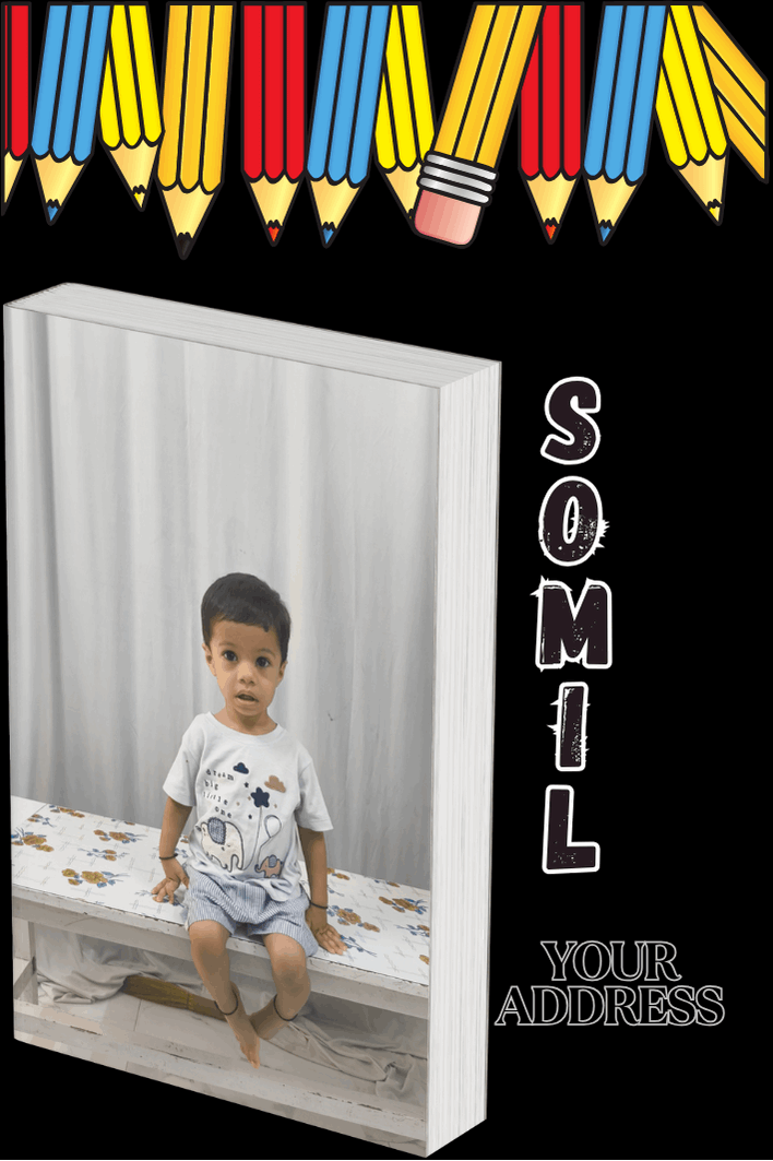 Premium quality school bag name tag – durable and child-friendly