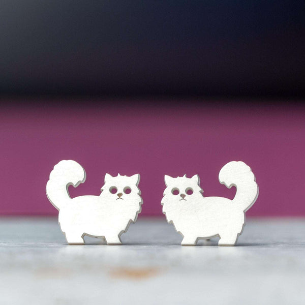 Snowbell Studs Earrings – Elegant Metal Studs for Women - KraftedKey