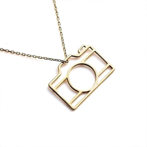Camera Charm Necklace – Unique Pendant for Photographers - KraftedKey