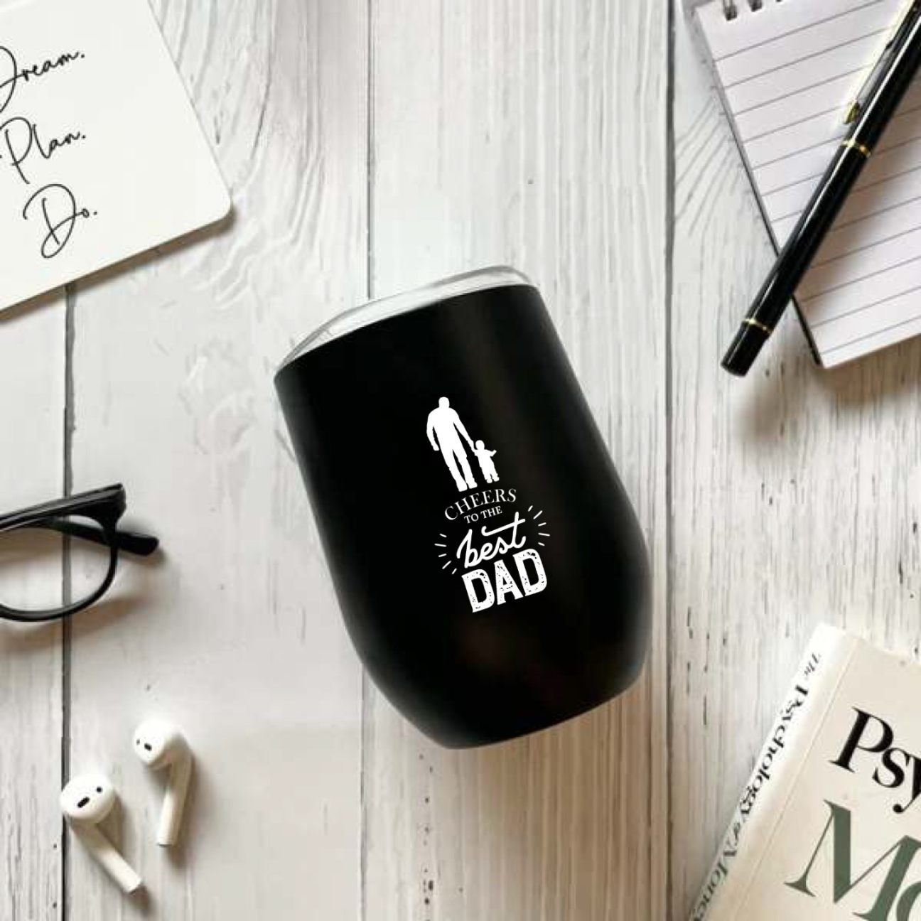 Personalized 350 ml tumbler – insulated, eco-friendly mug with lid, perfect for gifting, branding, or everyday hydration.