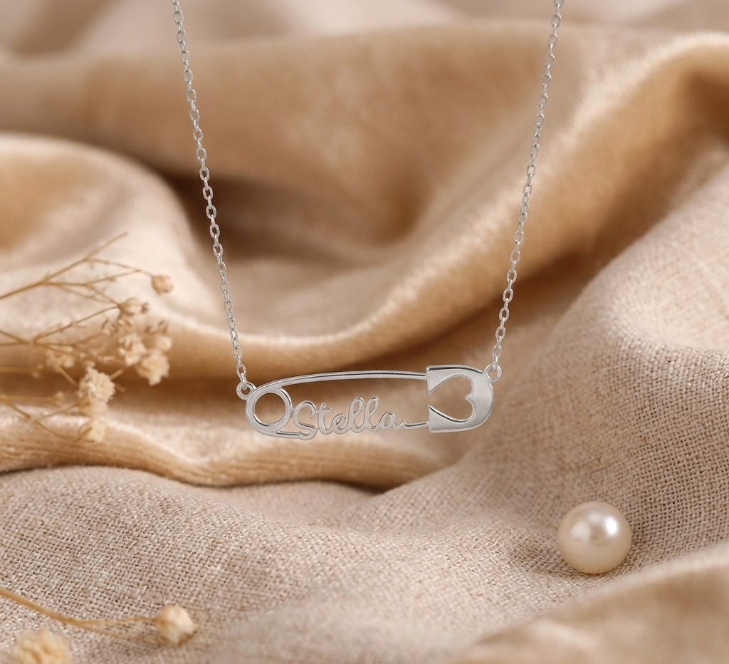 Safety Pin Theme Pendant - Stylish and Unique Jewelry for Any Occasion