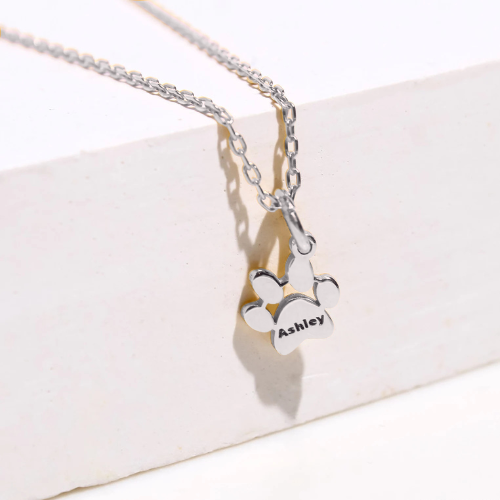 PAW NAME PENDANT