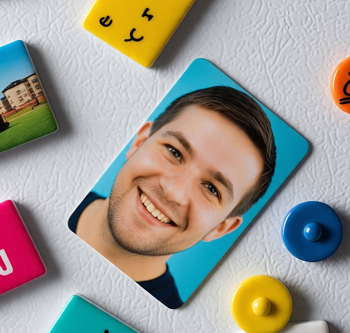 Personalized Fridge Magnet - Custom Photo & Logo Magnets for Home or Unique Gifts