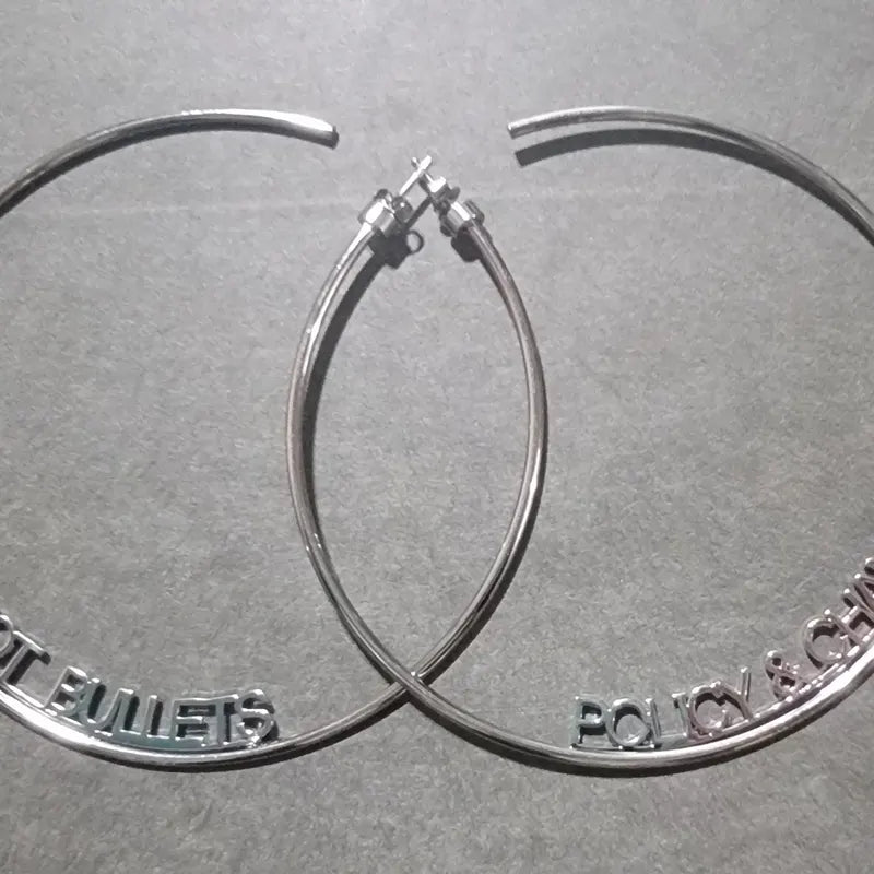 HOOP NAME EARRINGS