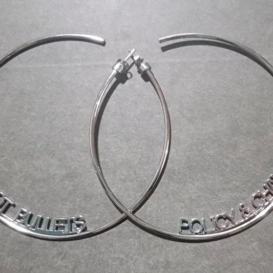 HOOP NAME EARRINGS