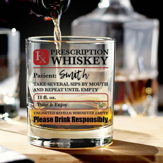 engraved whiskey tumbler glass with name prints India