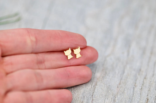 KITTY EARRINGS STUD